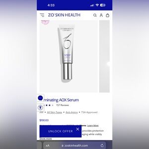 New in box ZO skincare